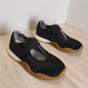 Project Cloud Donna Hitop Sneakers Women’s Sz 6 Black Suede Leather Memory Foam